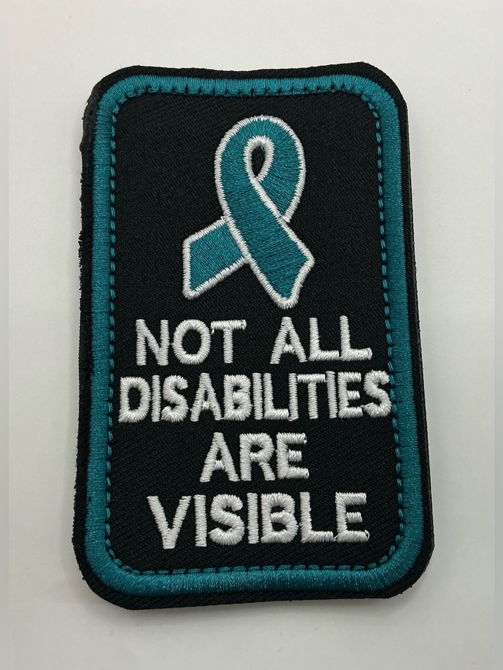 TACTICAL MORAL VELCRO PATCH NOT ALL DISABILITIES ARE VISIBLE MENTAL HEALTH